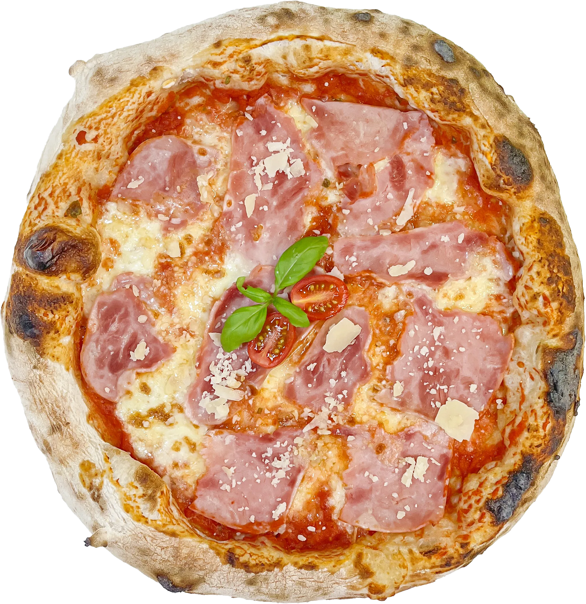 Prosciutto pizza