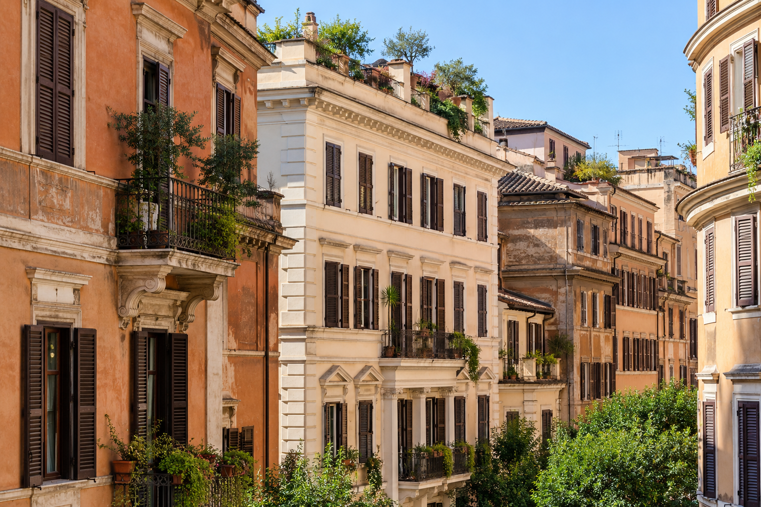 Edifici del territorio servito a Roma