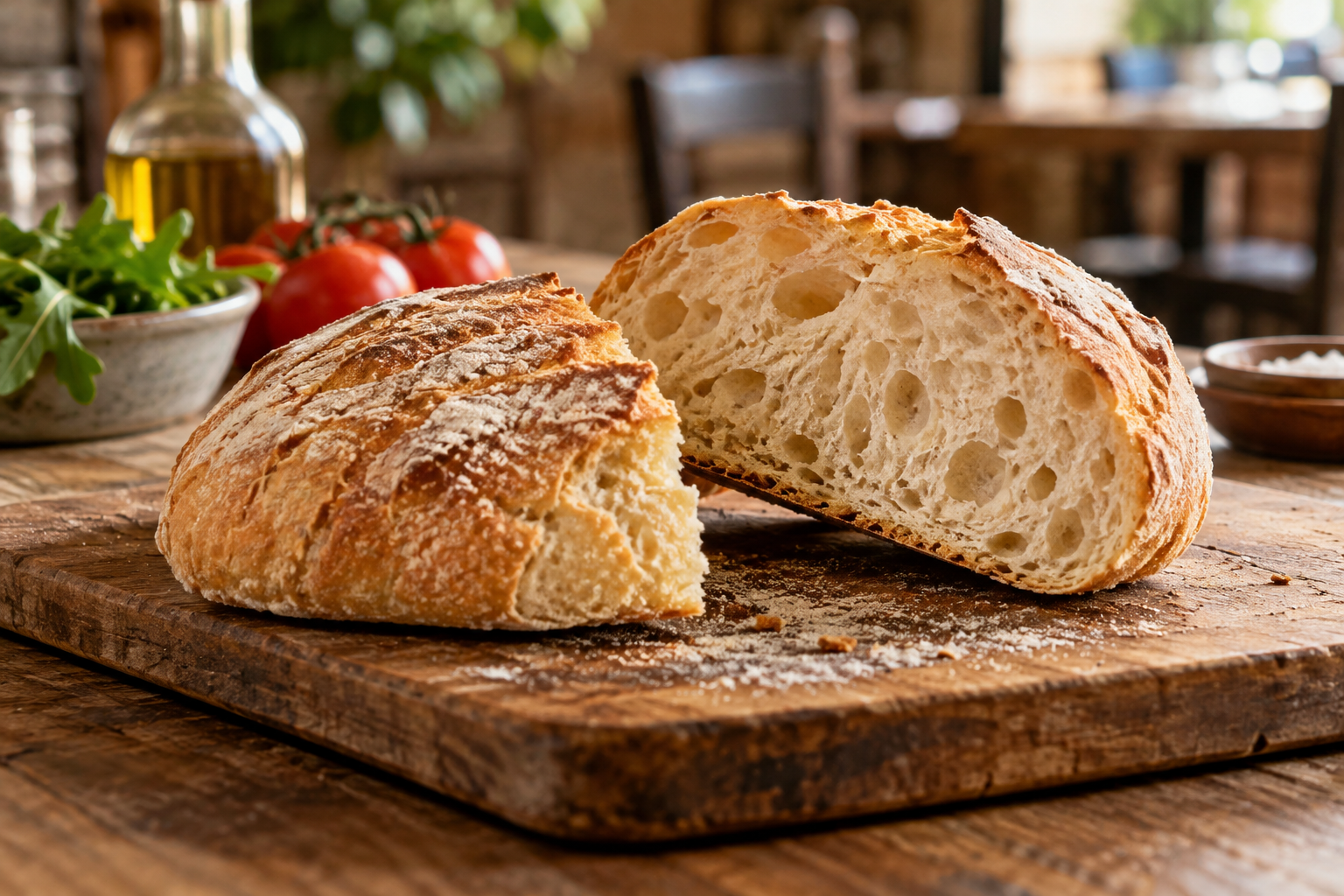 Immagine illustrativa generata con AI: pane artigianale; non è una foto di un prodotto specifico di Edi-Bar