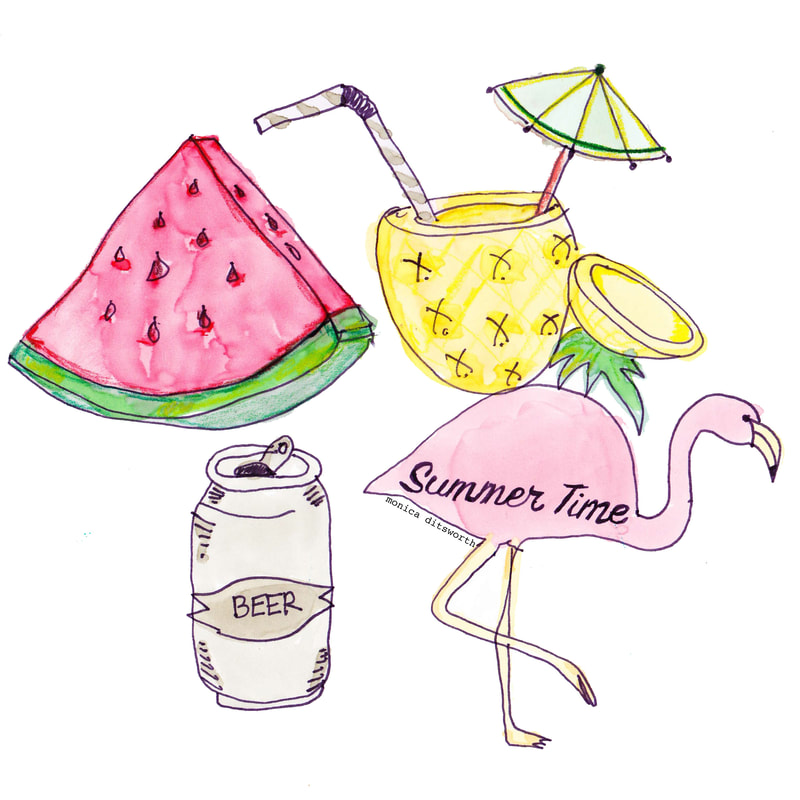 Summer Time Illustration